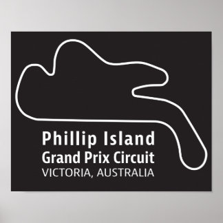 Poster Fillip Island Grand Prix Circuit Art