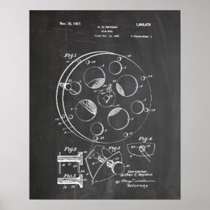 Poster FILM REEL Patent