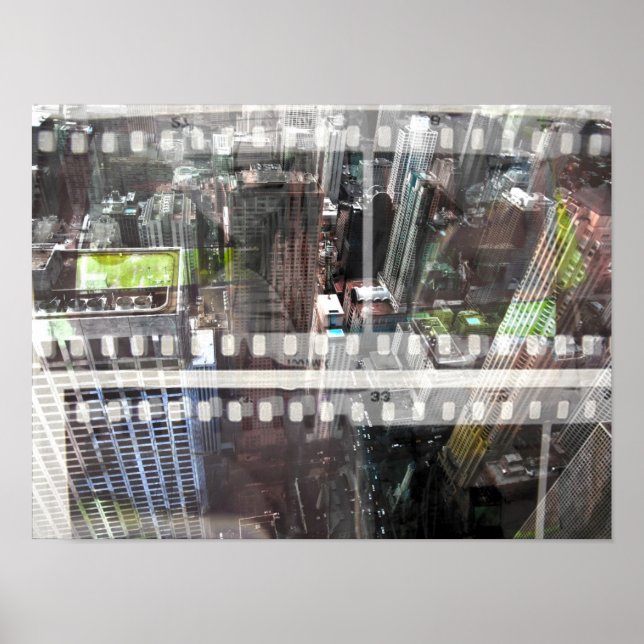 Pôster Filme abstrato (Frente)