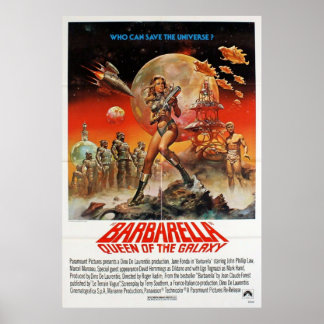 Poster Filme Barbarella Original