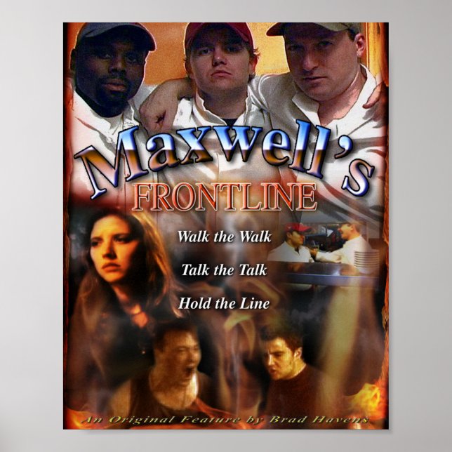 Poster Filme da Frontline do Oficial Maxwell (Frente)