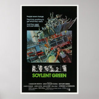 Poster Filme de Imagem Verde Soylent