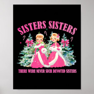 Poster Filme de Natal Branco das Irmãs 1954 Neve Natal Ho