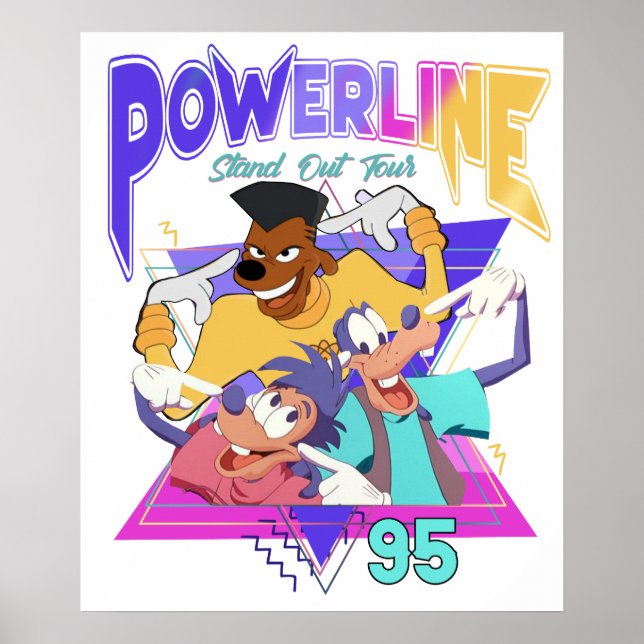 Poster Filme do Pateta Powerlin (Frente)