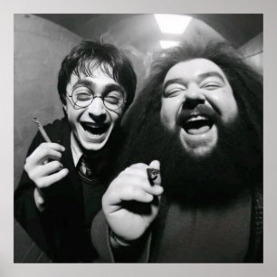 Poster Filme engraçado bw