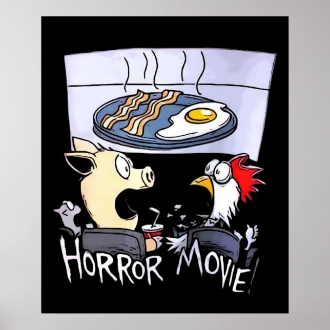 Poster Filme Horror (Frente)