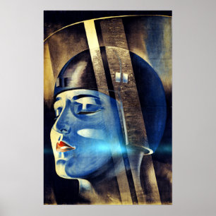 Pôster Filme icónico da metrópole do vintage