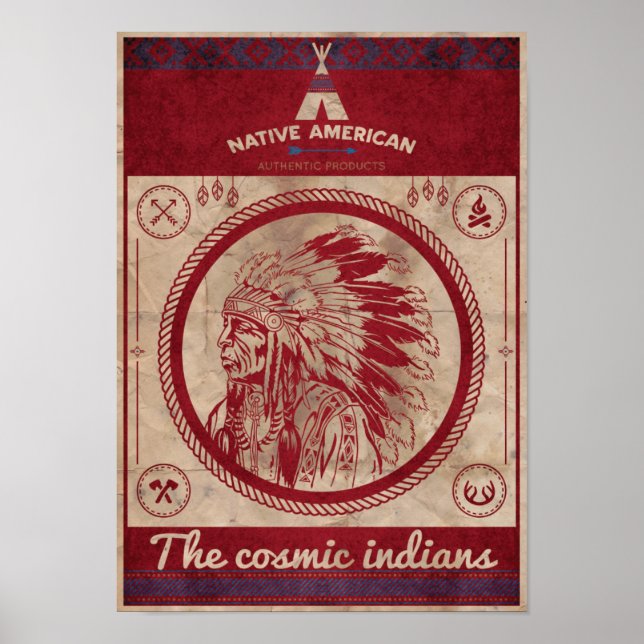 poster filme "índios" (Frente)