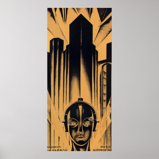 Poster Filme Metropolis Fritz Lang (Frente)