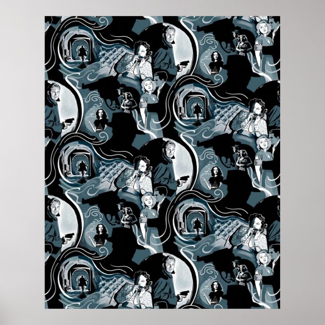 Poster Filme Noir Femme Fatales e Smoking Guns Classic M (Frente)