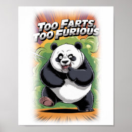Poster Filme Paródia Divertido e Colorido em um Branco