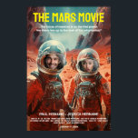 Poster Filme Personalizado Mars Adventure Science Fiction<br><div class="desc">Prepare-se para uma jornada interestelar groovy com o nosso Poster de Filme de Aventura Sci-Fi Mars Personalizável de 1960. Nesta obra-prima cinematográfica itinerante, você não é apenas um espectador - você é a estrela! Este poster é o seu portal para uma aventura retrorfuturista de Marte, e você segura as rédeas...</div>