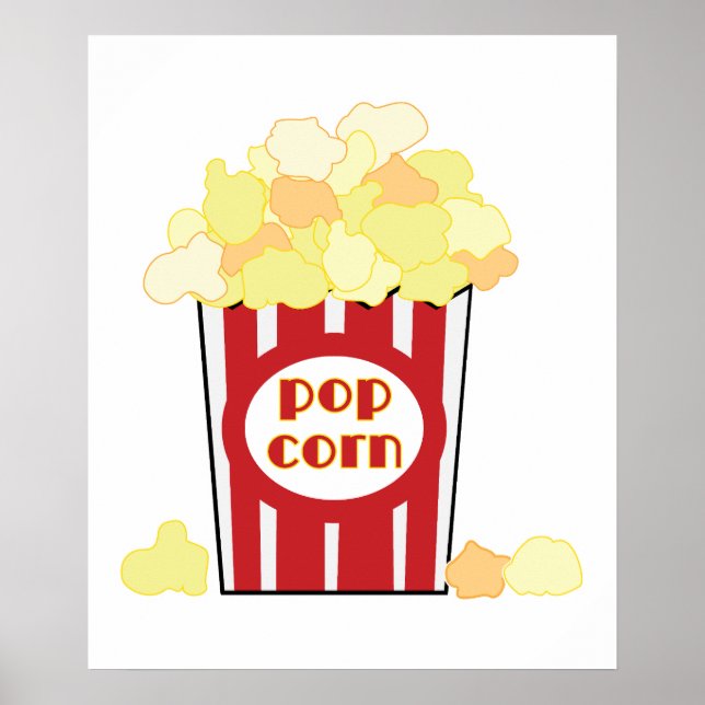 Poster Filme Popcorn Art (Frente)