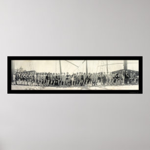Poster Filme que banha a foto 1924 das belezas
