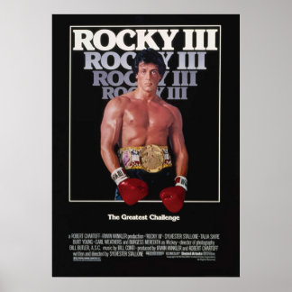 POSTER FILME ROCKY III