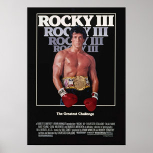 POSTER FILME ROCKY III