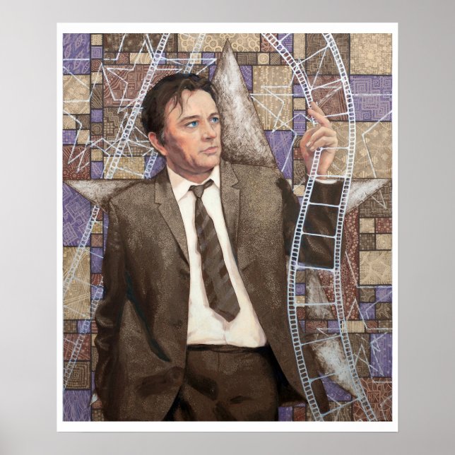 Pôster Filme Star Ator Antiga de Hollywood retrato de art (Frente)