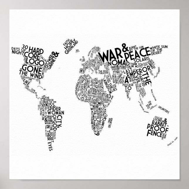 Pôster Filmes do mundo (Frente)