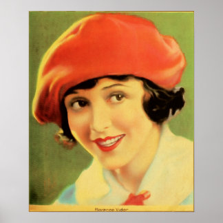Poster Filmes Silenciosos Retroativos Atriz Florence Vido