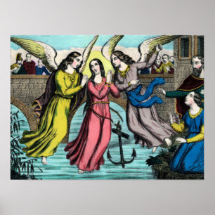 Poster Filomena sendo resgatada do afogamento