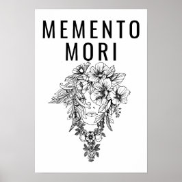 Poster Filosofia estônia Memento Mori, Marcus Aurélio