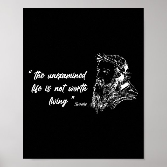 Poster Filosofia, famosos ícones, citações filosóficas, a (Frente)