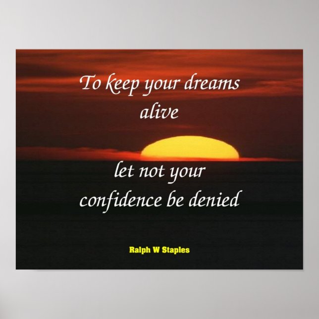 Poster Filosofia Ralph W Staples (Frente)