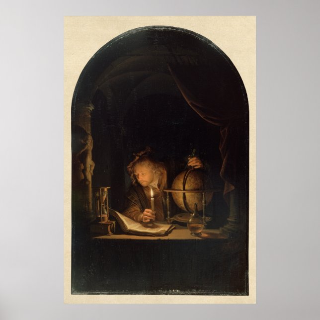 Poster Filósofo Alquimista Medieval (Frente)