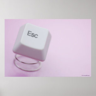 Poster Fim-acima de uma chave de escape