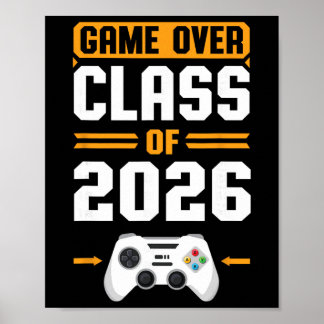 Poster Fim de Jogo Cl De 2026 Gamer Rapazes Raparigas Gra