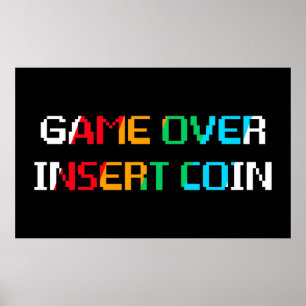 Poster Fim de Jogo Insira Moeda