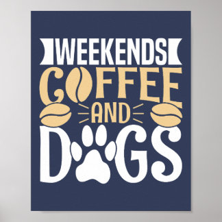 Poster Fim de semana Café e Cães