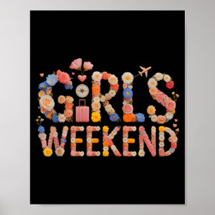 Poster Fim de semana de garotas fofas melhores amigas fér