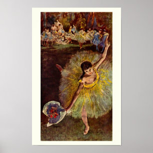 Poster Fim de um árabe por Edgar Degas, Balé de Vintage