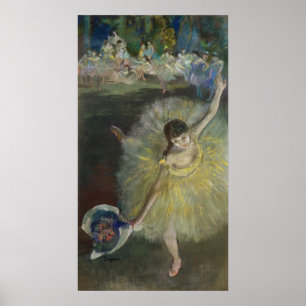 Pôster Fim de um Arabesque, 1877 de Edgar Degas  