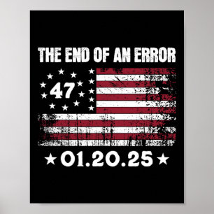 Poster Fim de um Erro 20 de Janeiro de 2025 Inauguração d