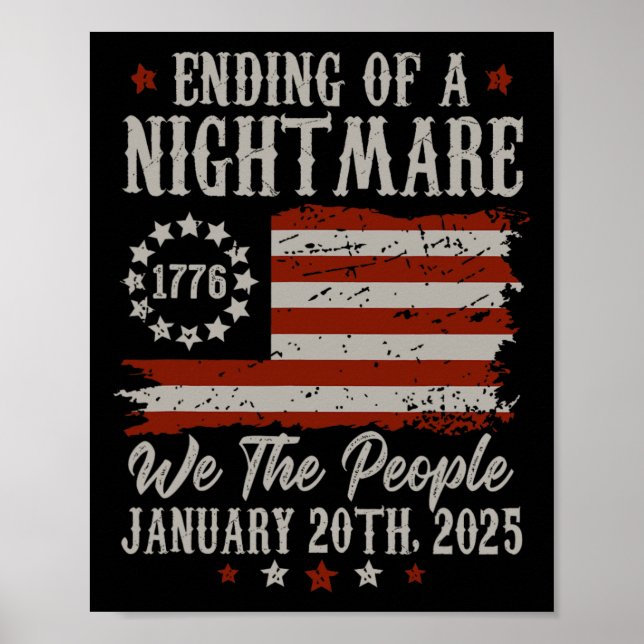 Poster Fim De Uma Noite Assustadora - 47º Presidente Da O (Frente)