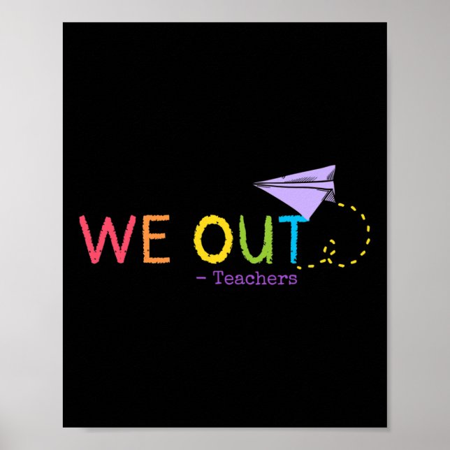 Poster Fim Do Ano Escolar - Feliz Dia Passado (Frente)