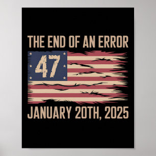 Poster Fim Do Erro 20 De Janeiro De 2025 Presidente Inaug