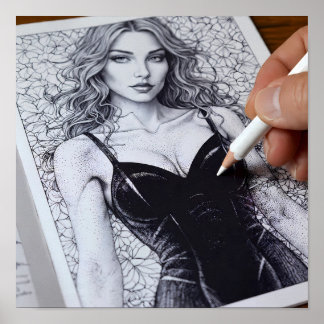 Poster Final Detailing and Highlighting Technique