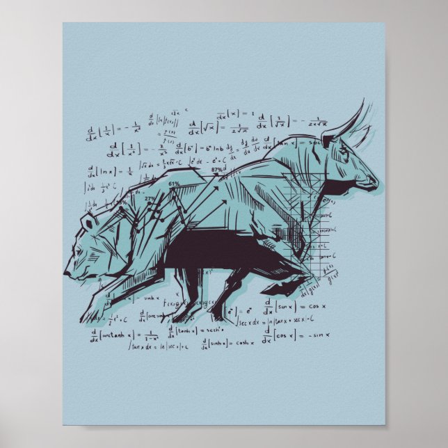 Poster Finanças na Análise do Mercado de Ações (Frente)