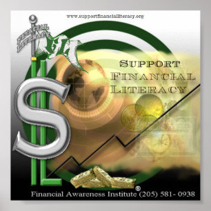 Poster financeiro da instrução do apoio