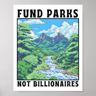 Poster Financie Parques Não Bilionários