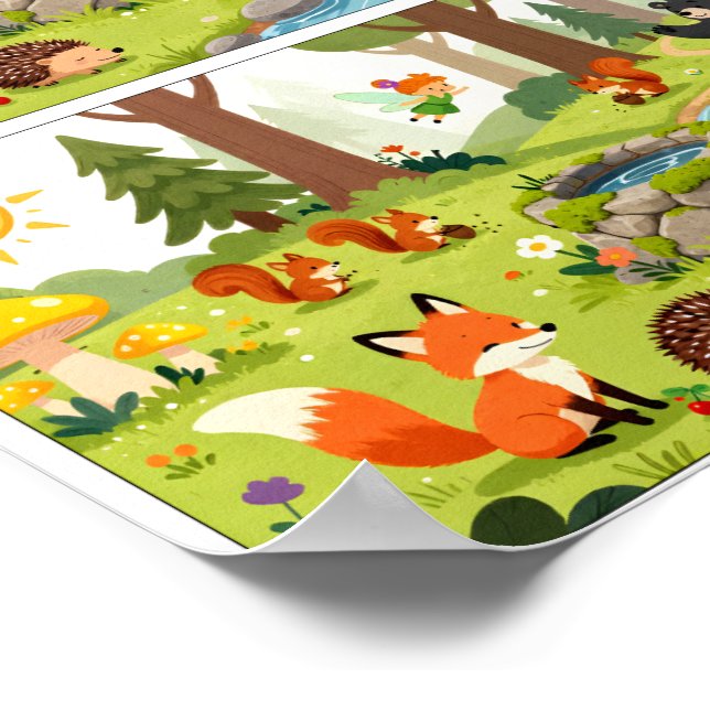 Poster Find the Differences Challenge – Kids Learning (Borda)