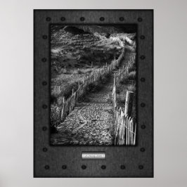 Poster Fine Art, Journey Made, faux riveted steel