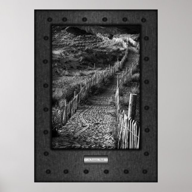 Poster Fine Art, Journey Made, faux riveted steel (Frente)