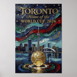 Poster Fine Toronto Soccer Art 2026 Stadium 