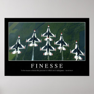 Pôster Fineza: Citações inspiradas