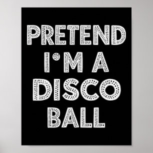 Poster Fingir que sou um Disco, Byll Hallowen Costume