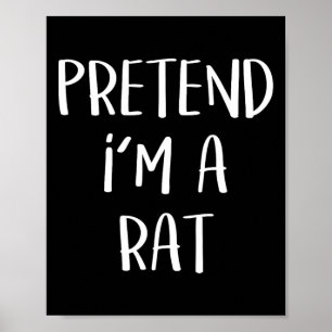 Poster Fingir que sou um Rato de Festas de Ratos